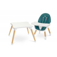 Стульчик для кормления Caretero TUVA DARK GREEN